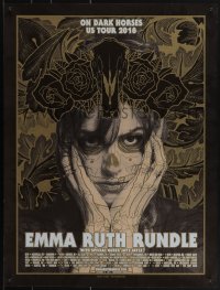 6c0255 EMMA RUTH RUNDLE 18x24 music poster 2018 On Dark Horses Tour, Brian Ewing art!