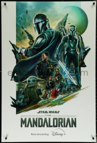 6c0541 MANDALORIAN DS tv poster 2023 sci-fi art of the bounty hunter with top cast, 'Baby Yoda'!