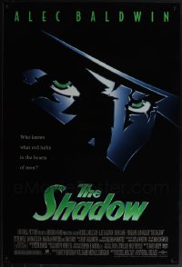 6d0867 LOT OF 17 UNFOLDED SINGLE-SIDED 27X40 SHADOW ONE-SHEETS 1994 great art of Alec Baldwin!