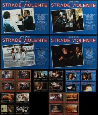 6d0650 LOT OF 24 UNFOLDED ITALIAN 14X20 PHOTOBUSTAS 1980s great scenes from several movies!