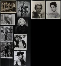 6d0515 LOT OF 10 SIGNED 8X10 STILLS & PUBLICITY PHOTOS 1940s-1960s from a variety of movie stars!