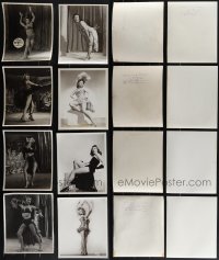 6d0521 LOT OF 8 BURLESQUE & SEXY DANCER 8X10 STILLS 1940s-1950s sexy ladies wearing nearly nothing!