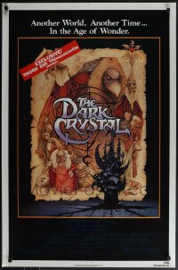 6d0762 LOT OF 7 UNFOLDED SINGLE-SIDED 27X41 DARK CRYSTAL VIDEO POSTERS 1982 Henson, Oz, Amsel art!