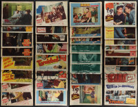 6d0386 LOT OF 400 LOBBY CARDS 1940s-1950s complete & incomplete sets from many different movies!