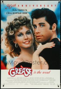 6d0975 LOT OF 7 UNFOLDED DOUBLE-SIDED 27X40 GREASE R98 ONE-SHEETS R1998 Travolta, Newton-John