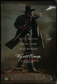 6d0905 LOT OF 12 UNFOLDED DOUBLE-SIDED 27X40 WYATT EARP ONE-SHEETS 1994 Kevin Costner western!