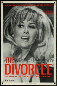 6d0914 LOT OF 11 FORMERLY TRI-FOLDED SINGLE-SIDED DIVORCEE R72 23X35 ONE-SHEETS R1972 Marsha Jordan!