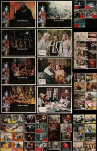 6d0393 LOT OF 93 LOBBY CARDS 1970s-1980s complete & incomplete sets from several movies!