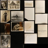 6d0523 LOT OF 7 US & NON-US STILLS 1920s-1930s a variety of cool portraits & movie scenes!