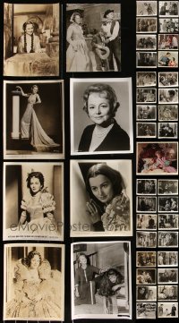 6d0453 LOT OF 49 OLIVIA DE HAVILLAND 8X10 STILLS 1930s-1960s scenes & portraits from her movies!