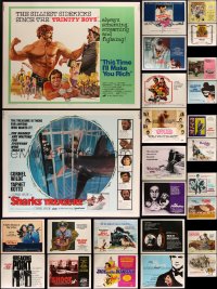 6d0633 LOT OF 26 UNFOLDED 1970S HALF-SHEETS 1970s a variety of cool movie images!