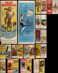 6d0718 LOT OF 25 MOSTLY UNFOLDED 1960S INSERTS 1960s great images from a variety of movies!