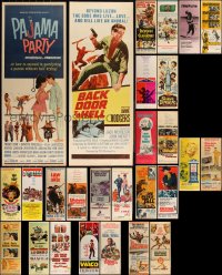 6d0712 LOT OF 27 MOSTLY UNFOLDED 1960S INSERTS 1960s great images from a variety of movies!