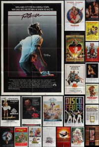 6d0212 LOT OF 103 FOLDED ONE-SHEETS 1970s-1980s great images from a variety of different movies!