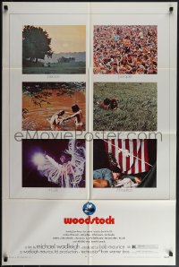 6f1368 WOODSTOCK 1sh 1970 legendary rock 'n' roll film, three days of peace, music... and love!
