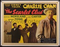 6h0185 SCARLET CLUE 1/2sh 1945 Toler as Charlie Chan, Mantan Moreland & Benson Fong, ultra rare!