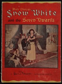 6p0336 SNOW WHITE & THE SEVEN DWARFS Whitman Publishing softcover book 1938 Walt Disney cartoon!