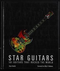 6p0327 STAR GUITARS hardcover book 2010 100 guitars that rocked the world, die-cut cover, ultra rare!