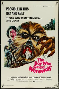 6p0934 BOY WHO CRIED WEREWOLF 1sh 1973 Kerwin Mathews, those who didn't believe... are dead!