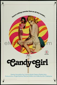 6p0943 CANDY GIRL 1sh 1979 John Holmes, Samantha Fox, nothing sweeter than an all-day-sucker!