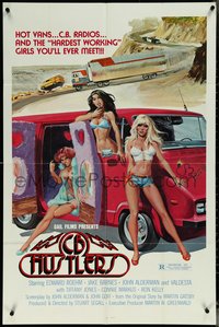 6p0947 CB HUSTLERS 1sh 1976 the sexiest 'hardest working' girls you'll ever meet, ultra rare!