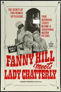 6p1005 FANNY HILL MEETS LADY CHATTERLEY 1sh 1967 Barry Mahon, secrets of 2 women of pleasure, rare!