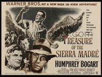 6p0268 TREASURE OF THE SIERRA MADRE herald 1948 Humphrey Bogart, Tim Holt & Walter Huston, rare!