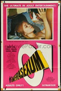 6p1072 INFRASEXUM 1sh 1969 Erroff Lynn, Carlos Tobalina, the ultimate in adult entertainment!