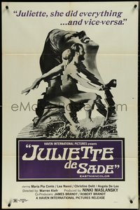 6p1084 JULIETTE DE SADE 1sh 1969 Maria Pia Conte did everything & vice-versa, rare!