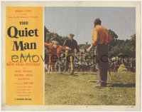 6p0703 QUIET MAN LC #4 1951 John Wayne humiliates Maureen O'Hara returning her to Victor McLaglen!