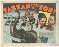 6p0601 TARZAN FINDS A SON TC R1958 Johnny Weissmuller, Maureen O'Sullivan, Sheffield, rare!