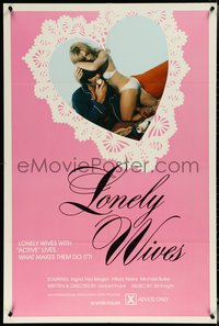 6p1101 LONELY WIVES 1sh 1973 German sexploitation, what makes them do it, they need action!