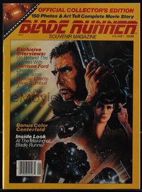 6p0447 BLADE RUNNER vol 1 no 1 magazine 1982 John Alvin cover art, official collector's edition!