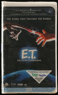 6p1303 E.T. THE EXTRA TERRESTRIAL Canadian VHS tape 1996 Steven Spielberg classic, factory sealed!