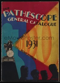 6p1301 PATHESCOPE 5x7 home cinema catalog 1931 Anna May Wong, Our Gang & more, ultra rare!