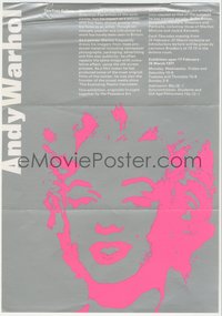 6p0183 TATE GALLERY WARHOL 8x12 English exhibition brochure 1971 art of Marilyn Monroe, ultra rare!