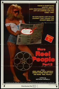 6p1130 MORE REEL PEOPLE PART 2 1sh 1984 John Leslie, Kelly Nichols, sexy Joanna Storm, ultra rare!