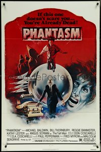 6p1162 PHANTASM 1sh 1979 if this one doesn't scare you, you're already dead, Joseph Smith art!