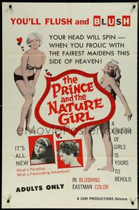 6p1172 PRINCE & THE NATURE GIRL 1sh 1965 Doris Wishman directed, you'll flush & blush!