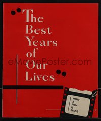 6p0210 BEST YEARS OF OUR LIVES promo book 1946 Dana Andrews, Teresa Wright, William Wyler classic!