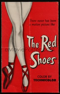 6p1313 RED SHOES promo brochure 1948 Powell & Pressburger classic, Moira Shearer, ultra rare!