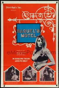 6p1181 RAQUEL'S MOTEL 1sh 1970 adult film, Uschi Digard, Maria Arnold & Mycle Brandy