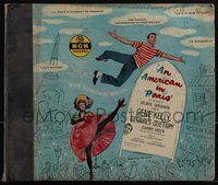 6p0225 AMERICAN IN PARIS 78 RPM soundtrack record album 1951 Gene Kelly & with sexy Leslie Caron!