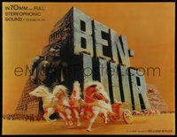 6p0222 BEN-HUR lenticular 10x14 standee R1969 Charlton Heston, William Wyler classic epic!