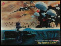 6p0223 ICE STATION ZEBRA Cinerama lenticular 10x14 standee 1969 great Bob McCall art, rare!