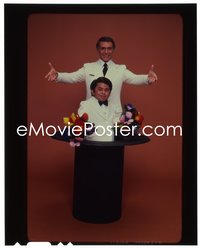 6p1328 FANTASY ISLAND group of 4 4x5 color transparencies 1970s Ricardo Montalban, Herve Villechaize