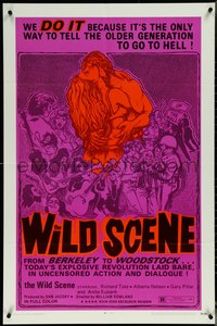 6p1284 WILD SCENE 1sh 1970 John Craven, Richard Tate, Alberta Nelson, sexy images!