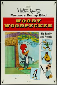 6p1290 WOODY WOODPECKER 1sh 1960s Walter Lantz' famous funny bird, Chilly Willy & more!