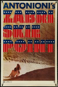 6p1295 ZABRISKIE POINT 1sh 1970 Michelangelo Antonioni's bizarre movie about teen sex!