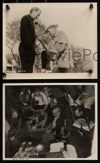 6p1498 FRIENDLY PERSUASION 5 candid 7.75x9.5 to 8.25x10 stills 1956 Wyler, Cooper, young Perkins!